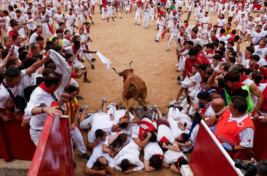 Photos: The Running of the Bulls 2024 - The Atlantic