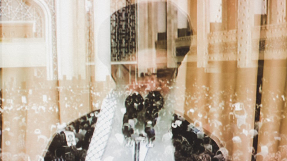 A photo of Iranian Supreme Leader Ali Khamenei