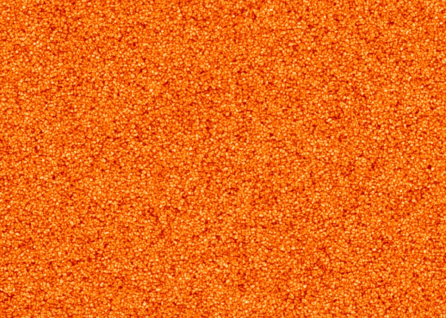 The patterned surface of the sun