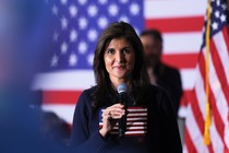 Republican primary candidate Nikki Haley