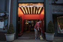 A closed movie theater
