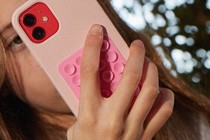 close up of a girl on her phone