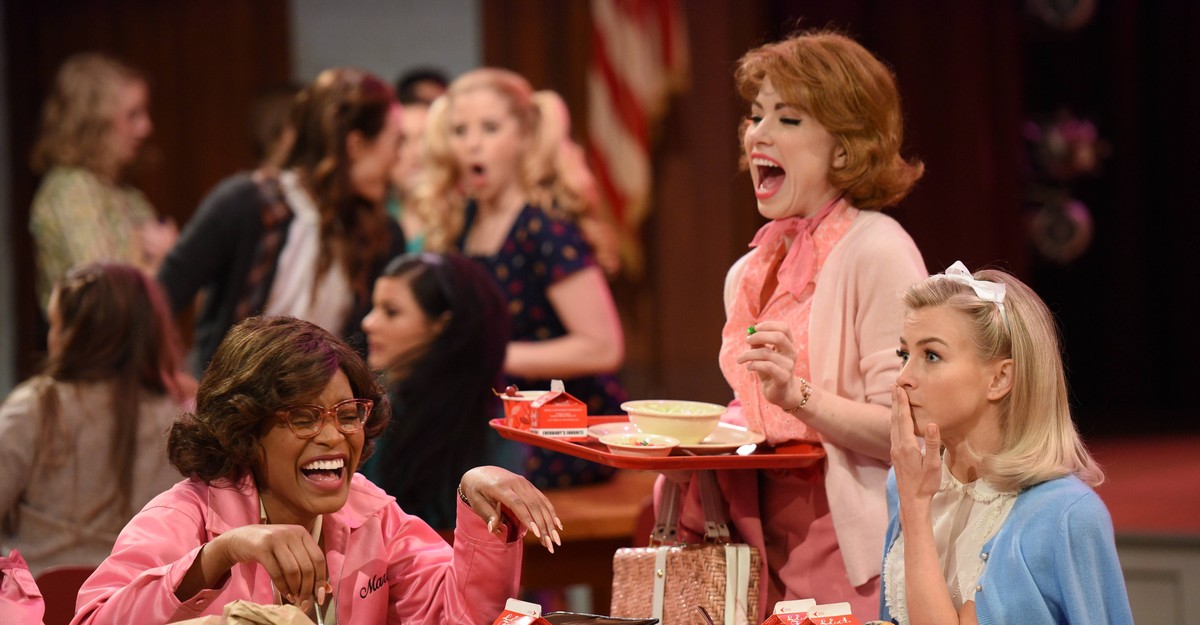 'Grease Live' The 'Hamilton' Director Thomas Kail, Julianne Hough