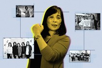 A collage of Judith Daluz