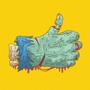 A zombie hand giving the thumbs-up, à la a Facebook "like"