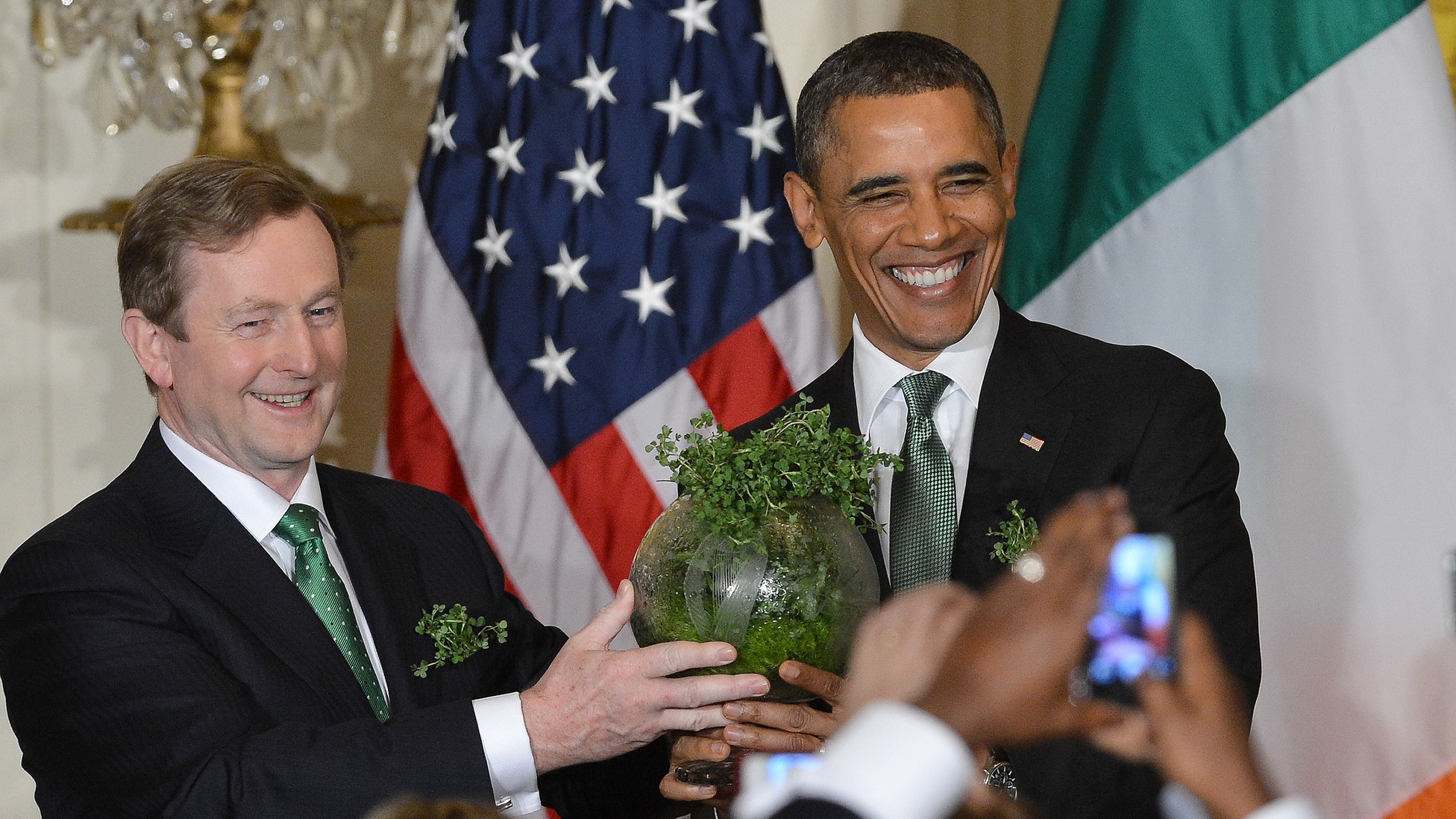 Why Is the Irish Prime Minister About to Give Obama Some Shamrocks ...