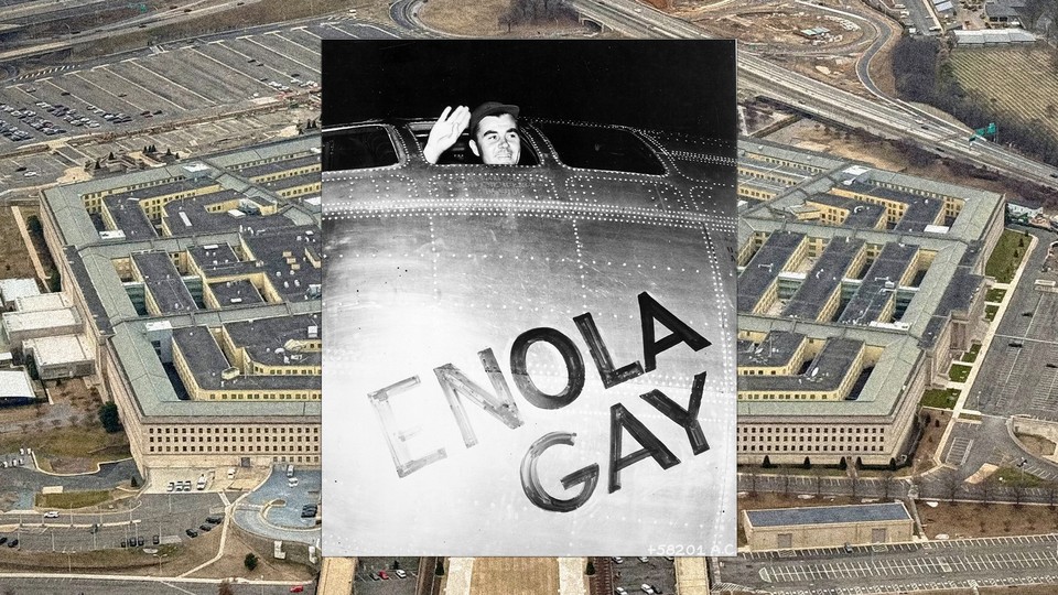 Photo of the Enola Gay plane