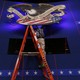 A technician prepares a presidential debate stage in 2012.