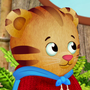 Daniel Tiger makes noisemakers with Katerina Kittycat