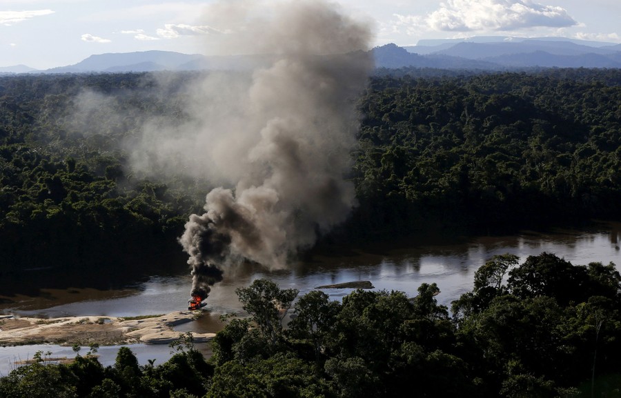 Cracking Down on Illegal Gold Mining in the Amazon The Atlantic