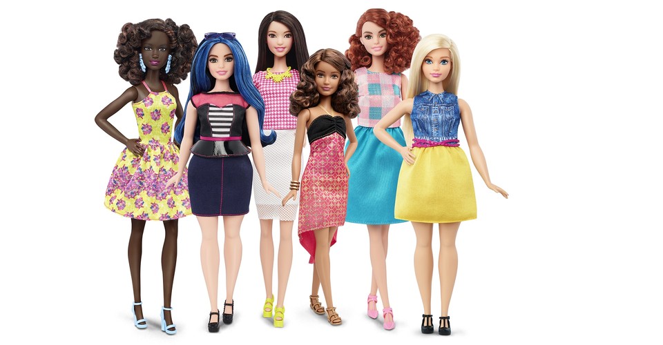 Mattel S New Curvy Barbies Available In Seven Skin Tones Suggest That Diversity Is Also Good Business The Atlantic