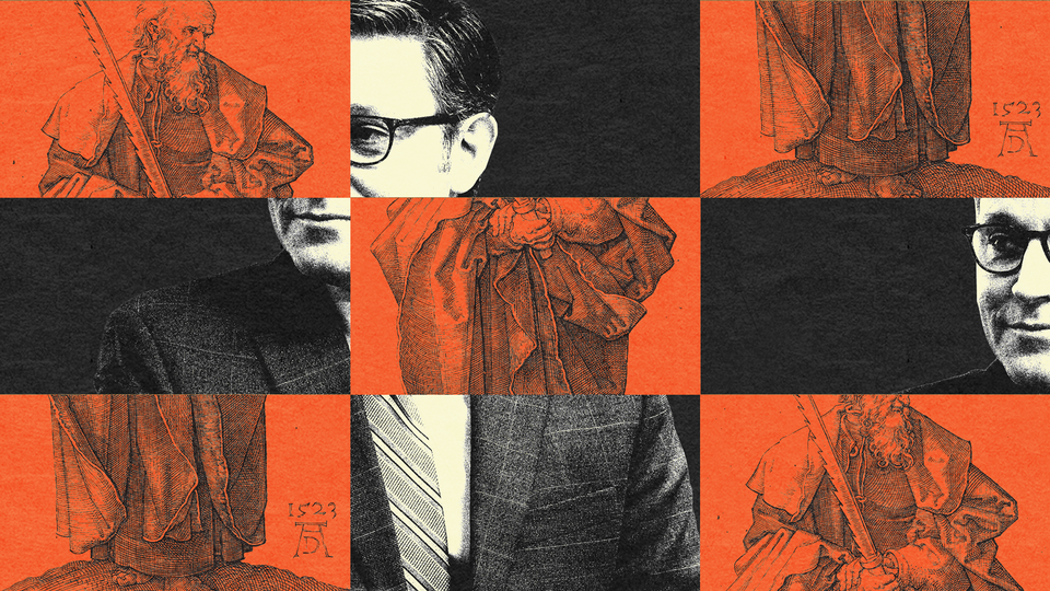 An illustration of Mike Johnson