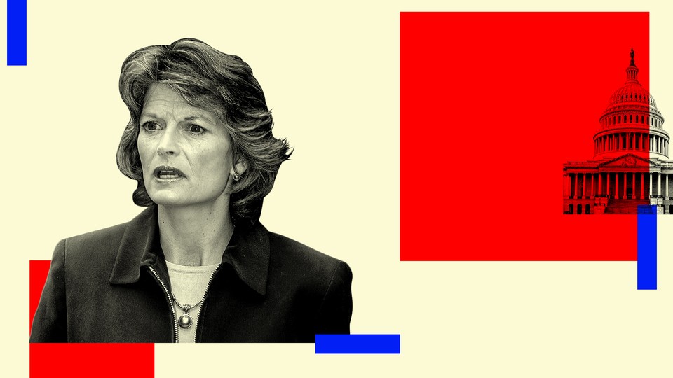 Senator Lisa Murkowski of Alaska and the Capitol dome