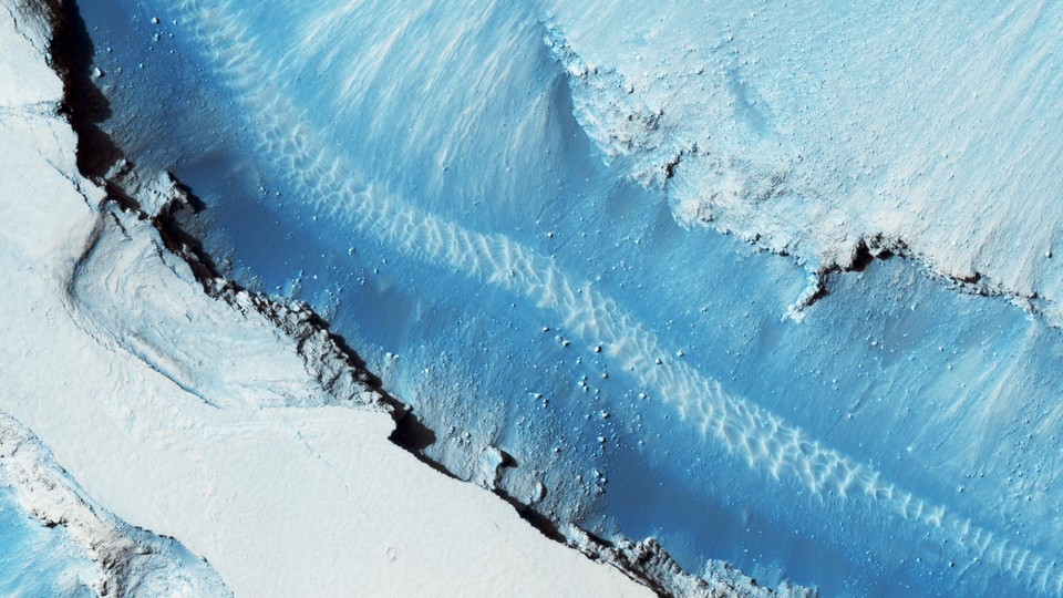 Cerberus Fossae, a region of Mars marked by fault lines