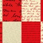 Alternated pictures of handwritten letters and binary codes