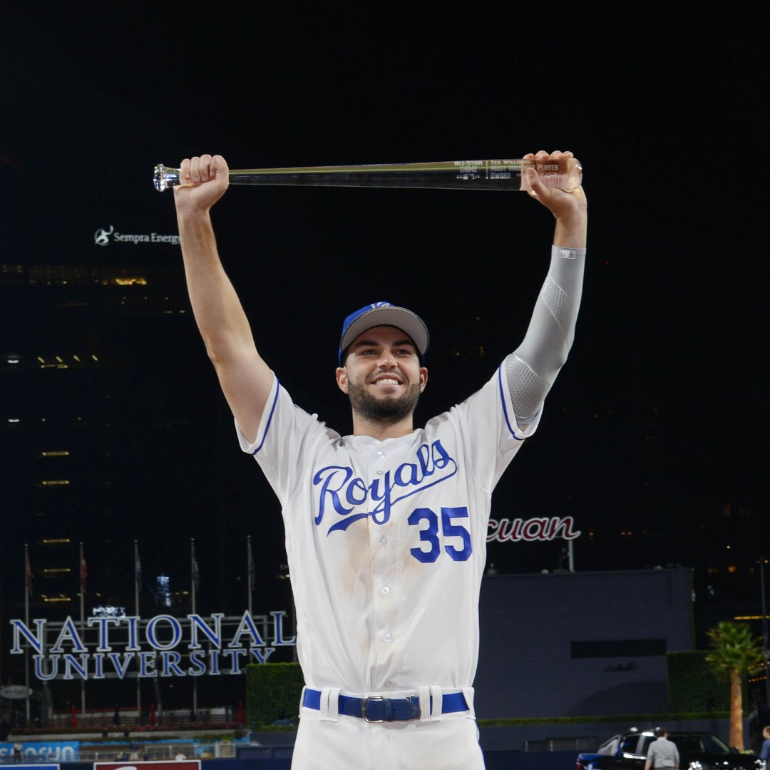 Download Eric Hosmer Waving Cap Wallpaper