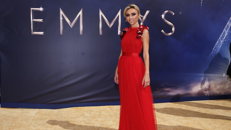 Giuliana Rancic arrives at the 70th Primetime Emmy Awards on September 17 at the Microsoft Theater in Los Angeles.