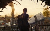 A woman explores the ruined world of “Fallout.”