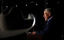 A photo of Greg Abbott speaking