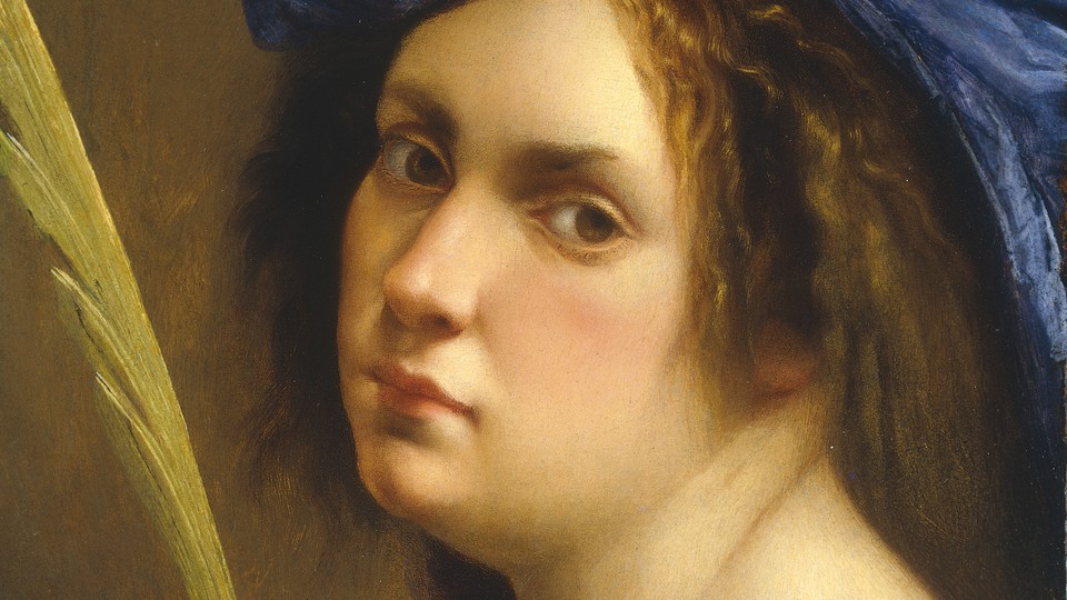 Artemisia Gentileschi self portrait