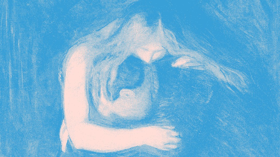 women ghost shadow illustration