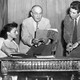 The poet William Carlos Williams reads to two young actors