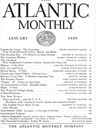 January 1929 Cover