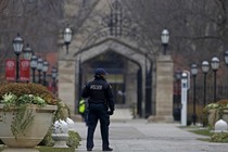 A campus police officer at the University of Chicago