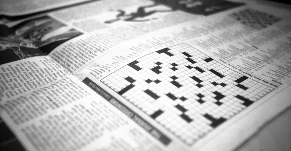 Life in Black and White Crossword Puzzles The Atlantic
