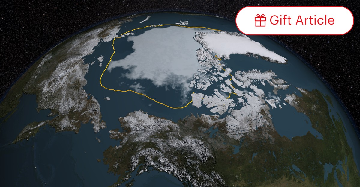 The Arctic Ocean's Shrinking Sea Ice: A New Illustration, 1978 to
