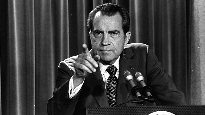 On March 15, 1973, President Nixon tells a White House news conference that he will not allow his legal counsel, John Dean, to testify in the Watergate investigation.