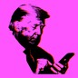 Image of Trump using a phone