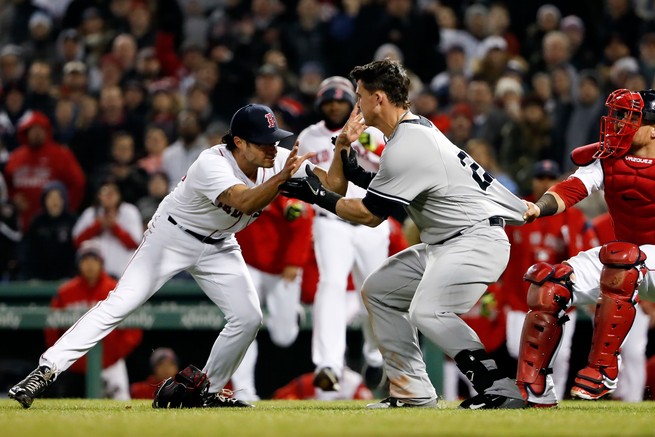 7 Most Insane Player Fights In Yankees Vs. Red Sox Rivalry