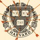 Illustration of the Harvard University seal with arrows in it
