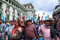 Demonstration in Guatemala