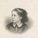 A pencil portrait of Harriet Beecher Stowe