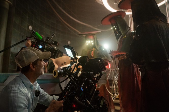 Picture of Director/writer/producer Zack Snyder on the set of Rebel Moon.