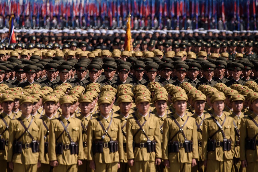 North Koreans forced to celebrate 70th anniversary of 'victory' in