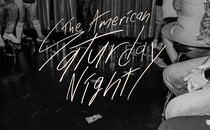 Hand written "The American Saturday Night" title animated over images