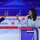 GOP candidates Nikki Haley and Vivek Ramaswamy pointing fingers