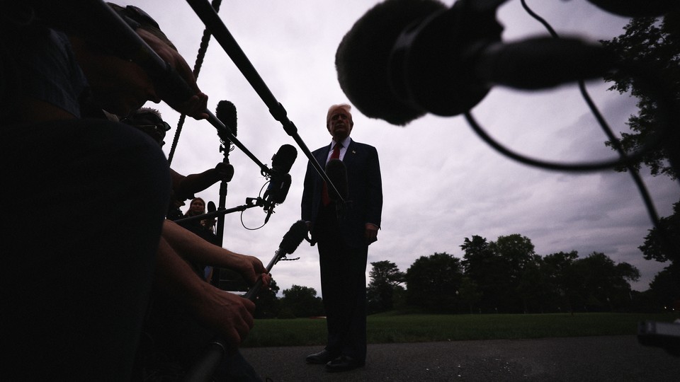 Trump and microphones