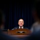 Adam Schiff, center, speaks on Capitol Hill.