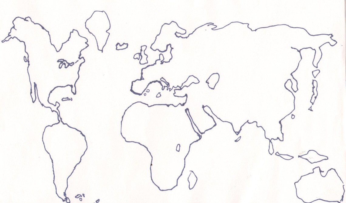 What You Get When 30 People Draw a World Map From Memory - The Atlantic