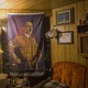 An image of Adolf Hitler hangs inside a home where members affiliated with the Ku Klux Klan and the National Socialist Movement were gathering for a joint rally in Hunt County, Texas, in 2014. 