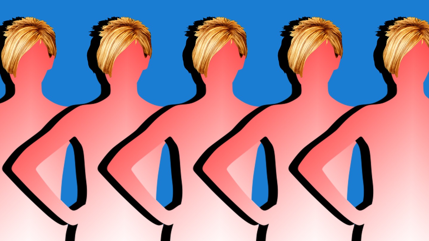 a design showing the haircut typically associated with "Karens"