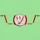 Illustration of a quarter overlayed with a red shrugging emoticon