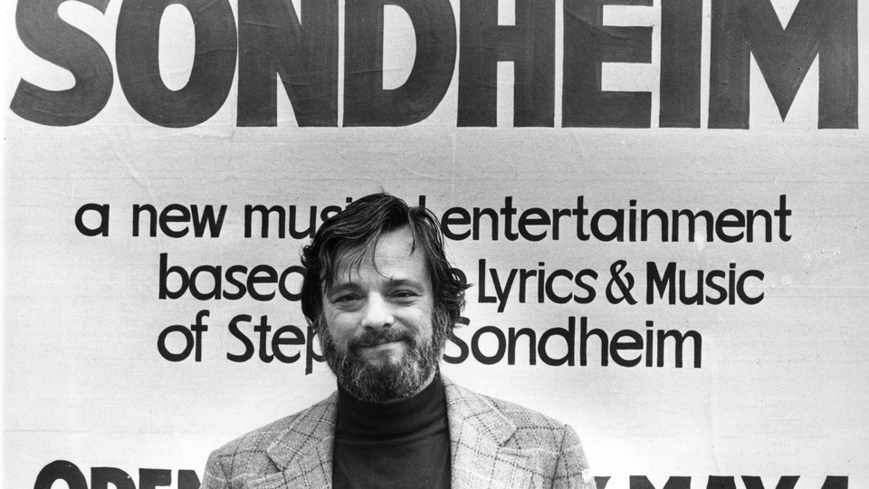  Stephen Sondheim, composer and lyricist. (Photo by R. Jones/Evening Standard/Getty Images)