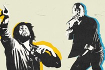 An illustration of J. Cole and Kendrick Lamar