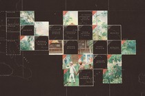 Map of Indonesia above archival material