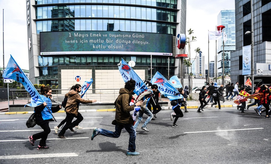 May Day Marches and Protests Around the World The Atlantic